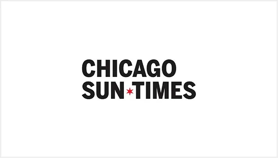 Chicago Sun-Times logo with a red star between SUN and TIMES.
